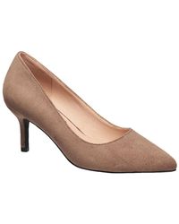 French Connection - Kate Faux Suede Vegan Pumps - Lyst