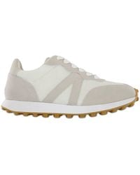 Adidas originals swift run sneakers in white with outlet mint stripe