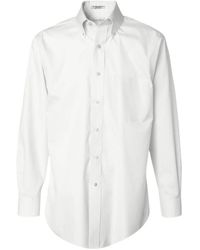 Van Heusen - Non-iron Pinpoint Oxford Shirt - Lyst