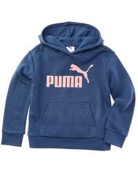 PUMA - Foundations Fleece Pullover Hoodie - Lyst