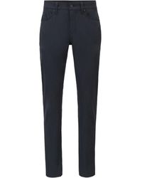 Boss by Hugo Boss Men's Slim-Fit Jeans in Water-Repellent Super-Stretch Fabric - Blue