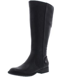 LifeStride Stretch Knit Ankle Boots in Black Lyst