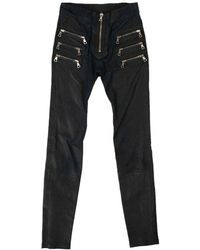 Unravel Project - Textured Skinny Pants - Navy - Lyst