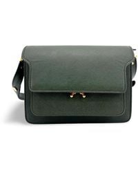 Marni - Saffiano Trunk Bag Medium Deep - Lyst