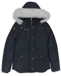 Moose Knuckles - Nwt 3Q Jacket Lds Granite W/Nat Puffer Jacket Size M $1190 - Lyst