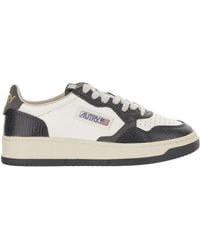 Autry - Medalist Low Leather Sneakers With Contrasting Panels - Lyst
