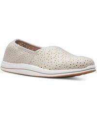 Clarks - Breeze Emily Faux Leather Comfort Slip-on Sneakers - Lyst
