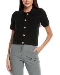 St. John - Pique Knit Polo Jacket - Lyst