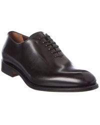 Ferragamo - Angiolo Lace-up Leather Dress Shoes - Lyst