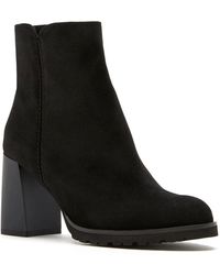 La Canadienne - Maggie Boots Block Heel Ankle Bootie Zogg3691 - Lyst