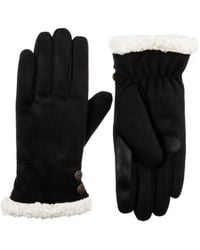 Isotoner - Smartdri Smartouch Microfiber Gloves - Lyst