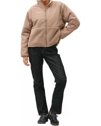 Be Cool - Reversible Sherpa Block Puffer Jacket - Lyst