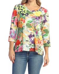 Jess & Jane - Soft Touch V-Neck Top - Lyst