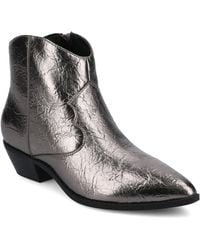 Journee Collection - Journee Taliah Medium And Wide Width Western Ankle Booties - Lyst