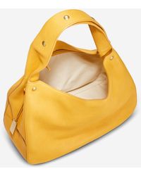 Shinola - The Snap Golden Natural Grain Leather Shoulder Bag 20217385-go - Lyst