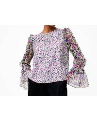 French Connection - Alezzia Ely Jacquard Mix Top - Lyst