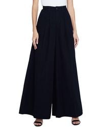 L'Agence - Lorenza Palazzo Silk Pant - Lyst