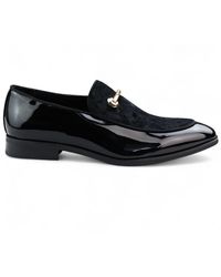 Infinity Leather - Smart Loafers Leather Lined Velvet Slip-On Shoes - Lyst