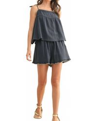 Miou Muse - Gauze Tank Top And Short Set - Lyst