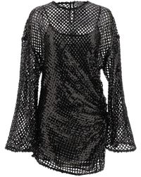 The Attico - Sequin Mesh Dress - Lyst
