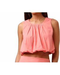 Shore Projects - Tara Cropped Tank Top - Lyst