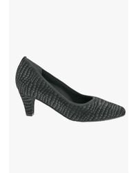Ros Hommerson - Karat Printed Leather Heel Pumps - Lyst