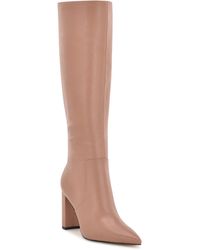 Nine West - Danee Wide Calf Leather Knee-high Boots - Lyst