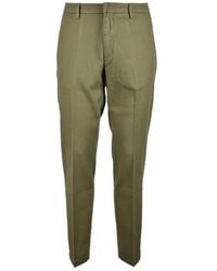 BRO-SHIP - Tailored Slim Fit Cotton Elastane Trousers - Lyst