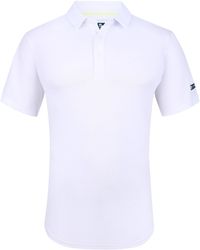 Tom Baine - Performance Solid Four-Way Stretch Golf Polo - Lyst