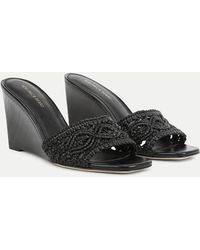 Veronica Beard - Ellen Macrame Wedge Sandals - Lyst