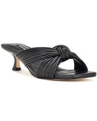 Nine West - Dafidil3 Faux Leather Slip-on Strappy Sandals - Lyst