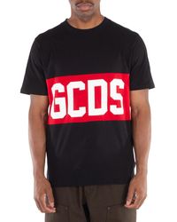 Gcds - Logo Band Cotton T-Shirt - Lyst