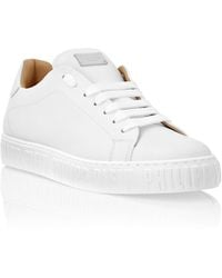 Philipp Plein - Nappa Leather Low Top Sneakers - Lyst