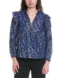 Sail To Sable - Ruffle Front Top - Lyst