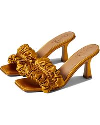 Sam Edelman - Kady Ec0235406 Sandals Golden Kitten Heel Zap1333 - Lyst