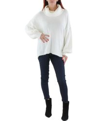 Vince Camuto - Open Stitch Cap Sleeves Turtleneck Sweater - Lyst