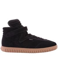 Bally - Parrel-Mid Suede High-Top Sneakers - Lyst