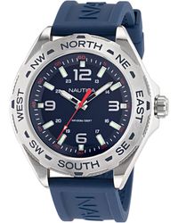 Nautica - Clearwater Beach Recycled Silicone 3-hand Watch - Lyst
