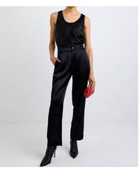 Bella Dahl - Beaded Piping Trousers - Lyst