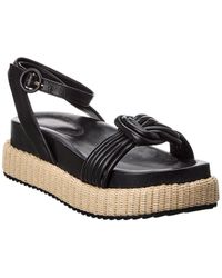 Alexandre Birman - Vicky Ankle Strap Bounce Leather Sandal - Lyst