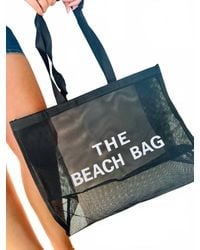 Judson & Company - Mesh Beach Tote Bag - Lyst