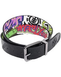 Element - Pu Reversible Belt With Debossed Logo & Graphic Print - Lyst