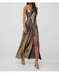 French Connection - Ronja Liquid Strappy Midi Dress - Lyst