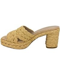 Pelle Moda - Camren Platform Heel Natural Raffia - Lyst