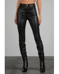 Elan - Kylie Faux Leather Jean - Lyst