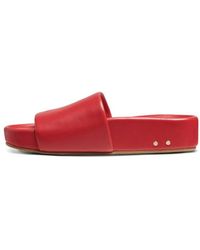 Beek - Pelican Leather Platform Sandals - Lyst
