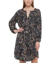 Vince Camuto - Print Above Knee Shift Dress - Lyst