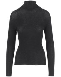 Aspesi - Ribbed Wool Sweater - Lyst