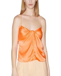 Rosetta Getty - Twist Front Camisole - Lyst