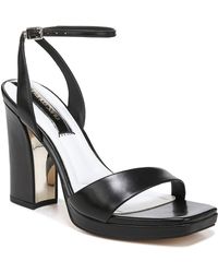Franco Sarto - Daffy Leather Ankle Strap Heels - Lyst
